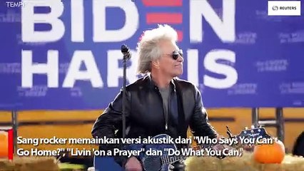 Bon Jovi Manggung di Kampanye Drive-in Joe Biden