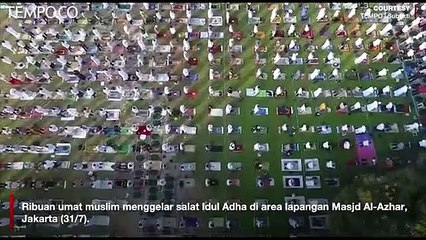 Masjid Al Azhar Gelar Salat Idul Adha dengan Protokol Kesehatan