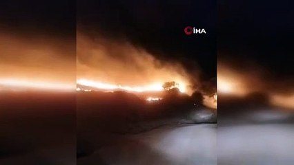 Gökçeada’da 3 farklı noktada yangın