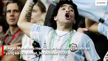 Reklame Sepanjang 100 Meter Rayakan Ulang Tahun Maradona yang ke-60