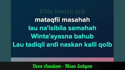 Deen Assalam - Nissa Sabyan