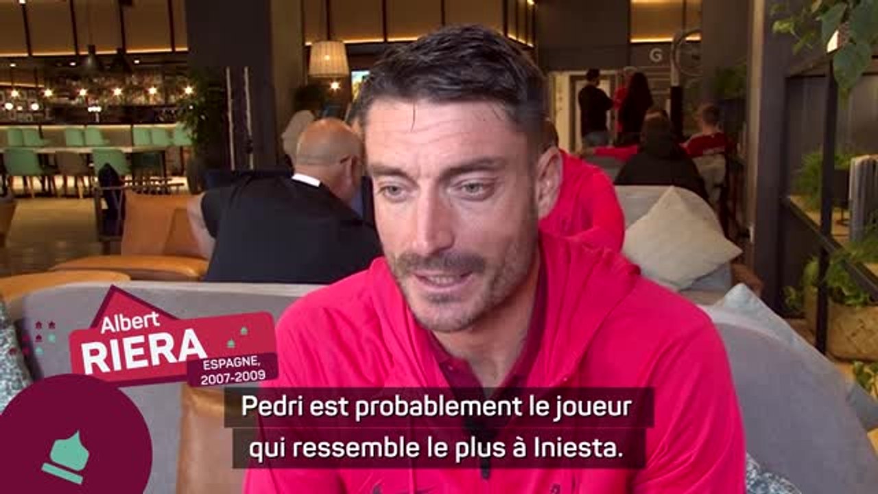 Espagne - Riera : “Pedri nous rappelle Andrés Iniesta”