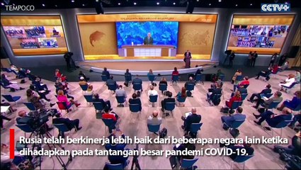 Vladimir Putin Sebut Rusia Mampu Mengatasi COVID-19 dengan Baik