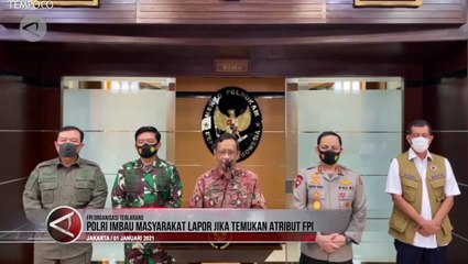 Polri Akan Tindak Penggunaan Atribut FPI