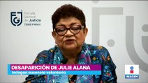 Desaparición de Julie Alana: Indagan ausencia voluntaria