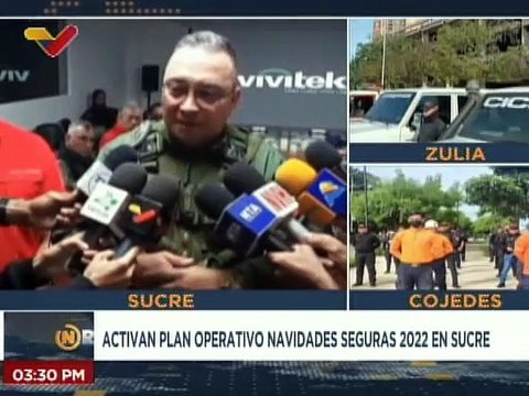 Activan puntos de control en el estado Sucre para el Dispositivo Navidades Seguras 2022