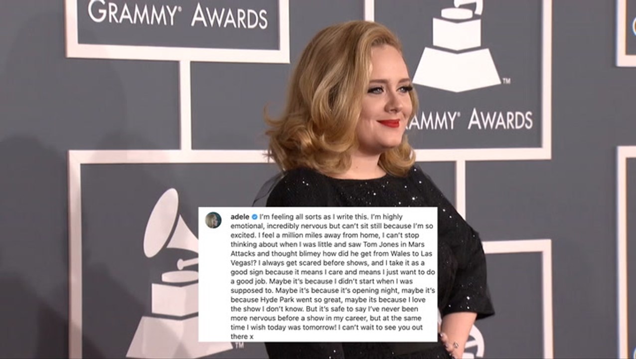 Adele Admits She’s ‘Never Been More Nervous’ For A Show As She Finishes Rehearsals For Las Vegas Residency