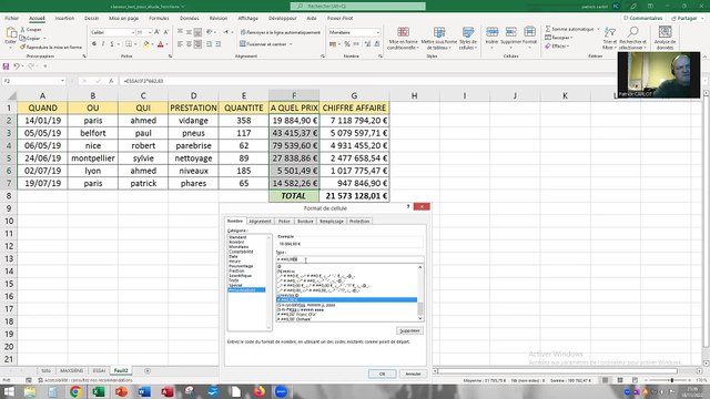 Excel conversion avec taux de change et formats monnaies