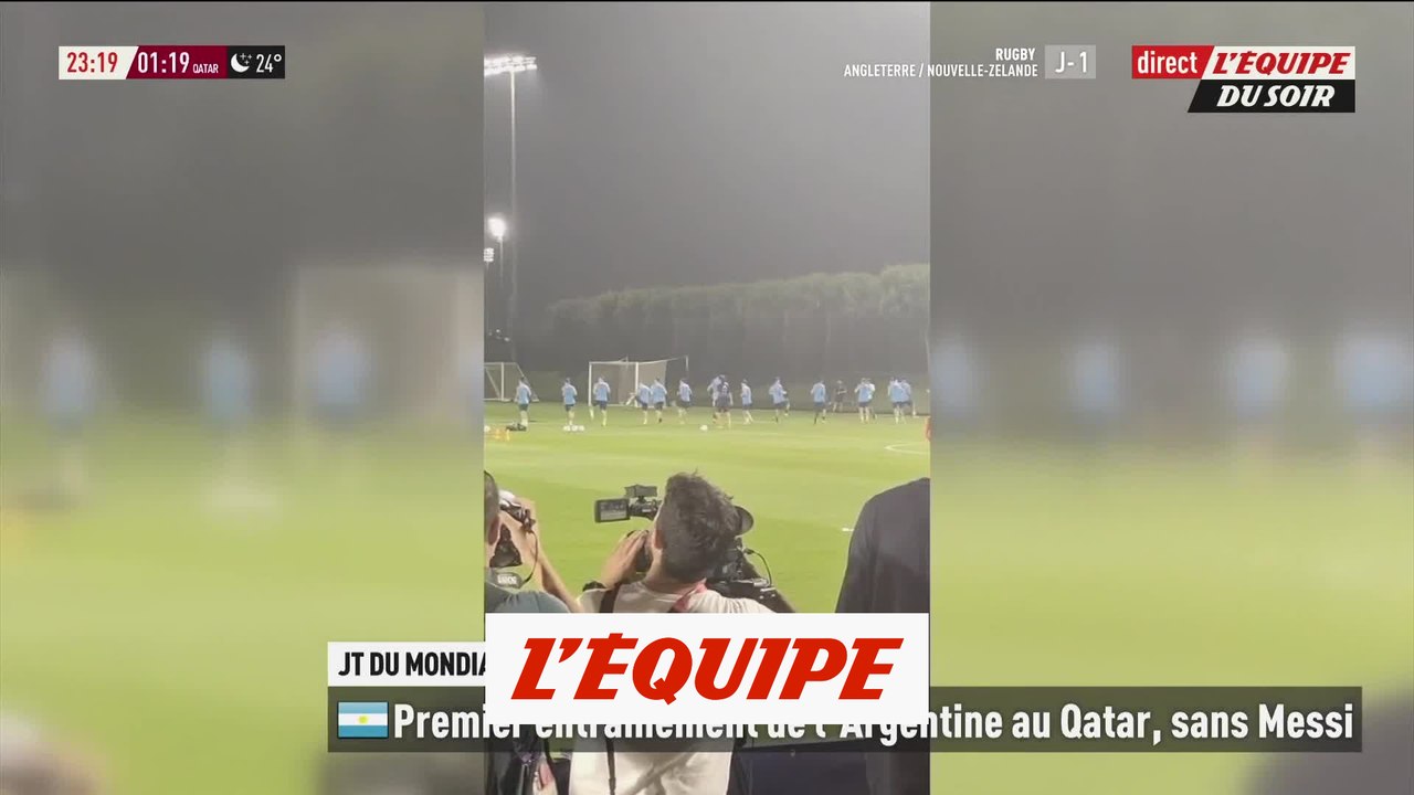 Messi, ménagé, ne s'est pas entraîné avec le reste du groupe - Foot - CM 2022 - Argentine