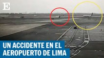 Un accidente de avión en el aeropuerto de Lima, Perú | El País