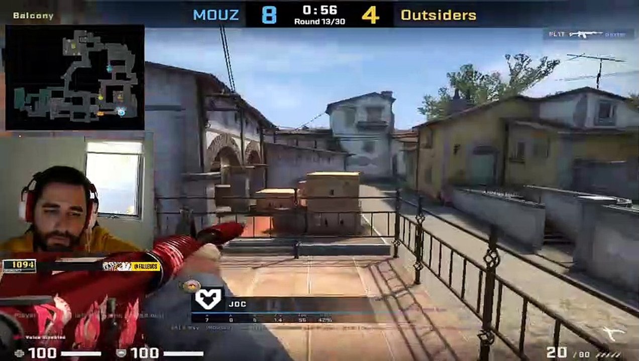 FALLEN IMPRESSIONADO COM TEAMPLAY DO JAME E DA OUTSIDERS