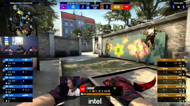 [ GAULES ] - OUTSIDERS VS HEROIC - OVERPASS (MAPA 2) - COMPLETO MOSTRANDO A TORCIDA NA GRANDE FINAL