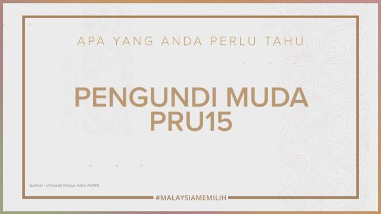 [INFOGRAFIK] Pengundi muda PRU15