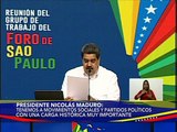Presidente Nicolás Maduro lidera reunión Ampliada del Grupo de Trabajo del Foro de São Paulo 2022