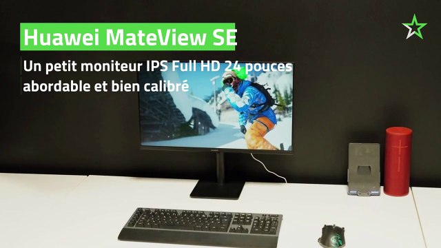 Test Huawei MateView SE : un petit moniteur IPS Full HD 24 pouces abordable et bien calibré