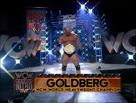 Goldberg vs Meng (Haku) with NWO & Wolfpac at Ringside: WCW Monday Nitro August 10, 1998