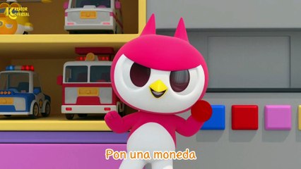 Learn and Sing with Miniforce | Máquina Expendedora de Carros Coloridos | Color play | español