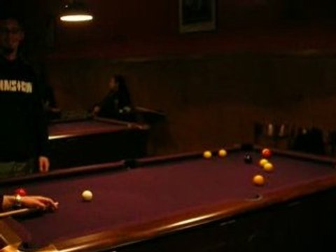 boule Blanche direct dans le trou