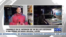 Ultiman a una persona al interior de un billar en Nueva Arcadia, Copán