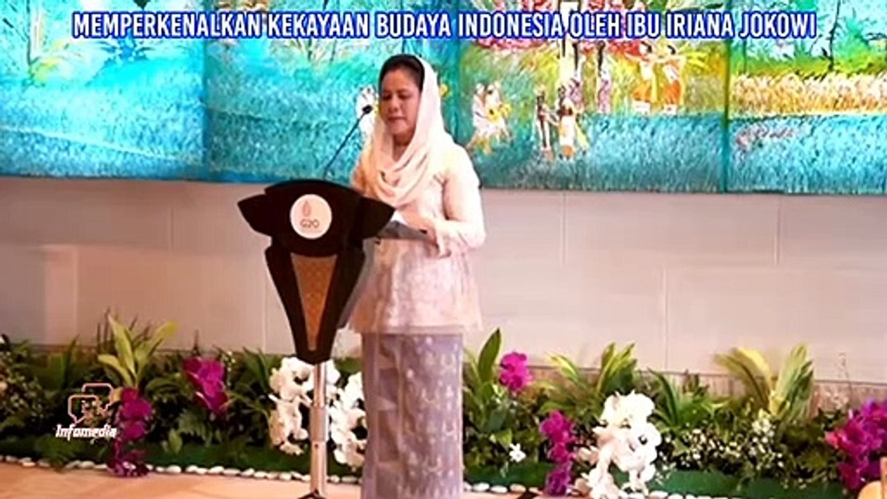 BERITA VIDEO VIRAL PERKENALKAN BUDAYA INDONESIA IBU IRIANA JOKO WIDODO JOKOWI DAMPINGI KIM KEON HEE DAN YANG LAIN DISELA-SELA PERTEMUAN PEMIMPIN DUNIA G20 BALI 2022