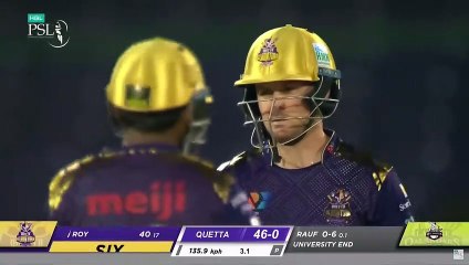 Brilliant batting by Jason Roy Fastest Century Of PSL 7/  Massive Score/ _Quetta vs Lahore/ _Match 15 /_ HBL PSL 7/ Jason Roy(56)116