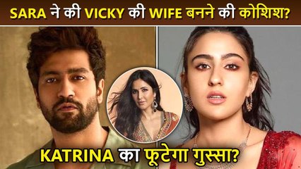 Sara Ali Khan Tries To Be Vicky Kaushal's Perfect Wife, Photo Goes Viral, Will Katrina React?