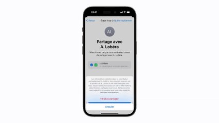 iPhone Contrôle de sécurité