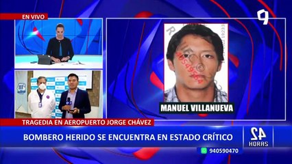 Accidente en el aeropuerto: bombero sobreviviente se encuentra hospitalizado