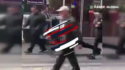 Cep telefonuyla kaydettiler... İstanbul'da çarşının ortasında şaşkına çeviren anlar