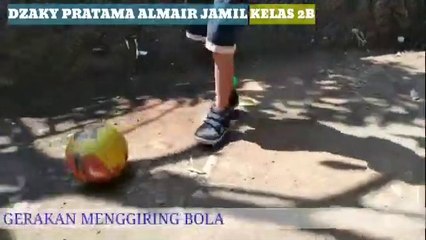 tugas pjok kelas 2  gerakan menggiring bola ,gerakan menendang bola ( 352 X 640 )