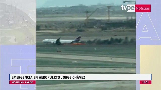 Un avion de ligne avec 108 personnes a percuté un camion de pompiers à l'aéroport international de Lima faisant 2 morts lors de sa phase de décollage