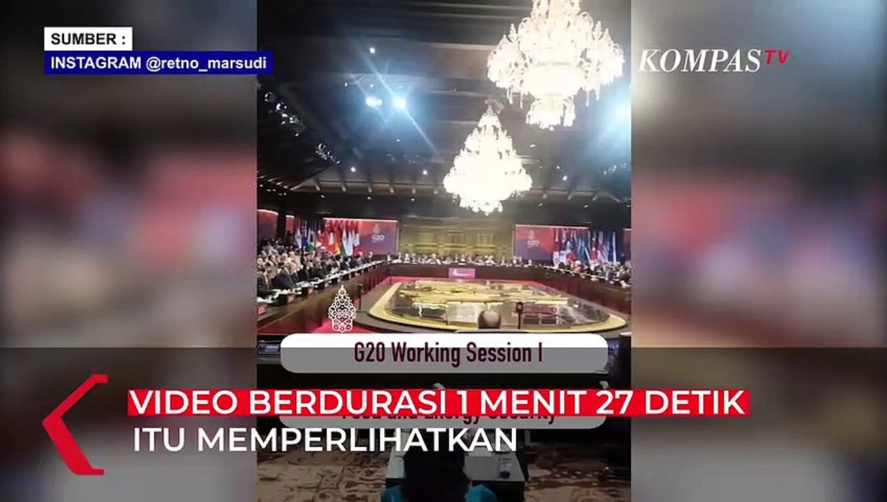 Momen Menlu Retno Betulkan Pin G20 PM Inggris dan PM Kanada Justin Trudeau