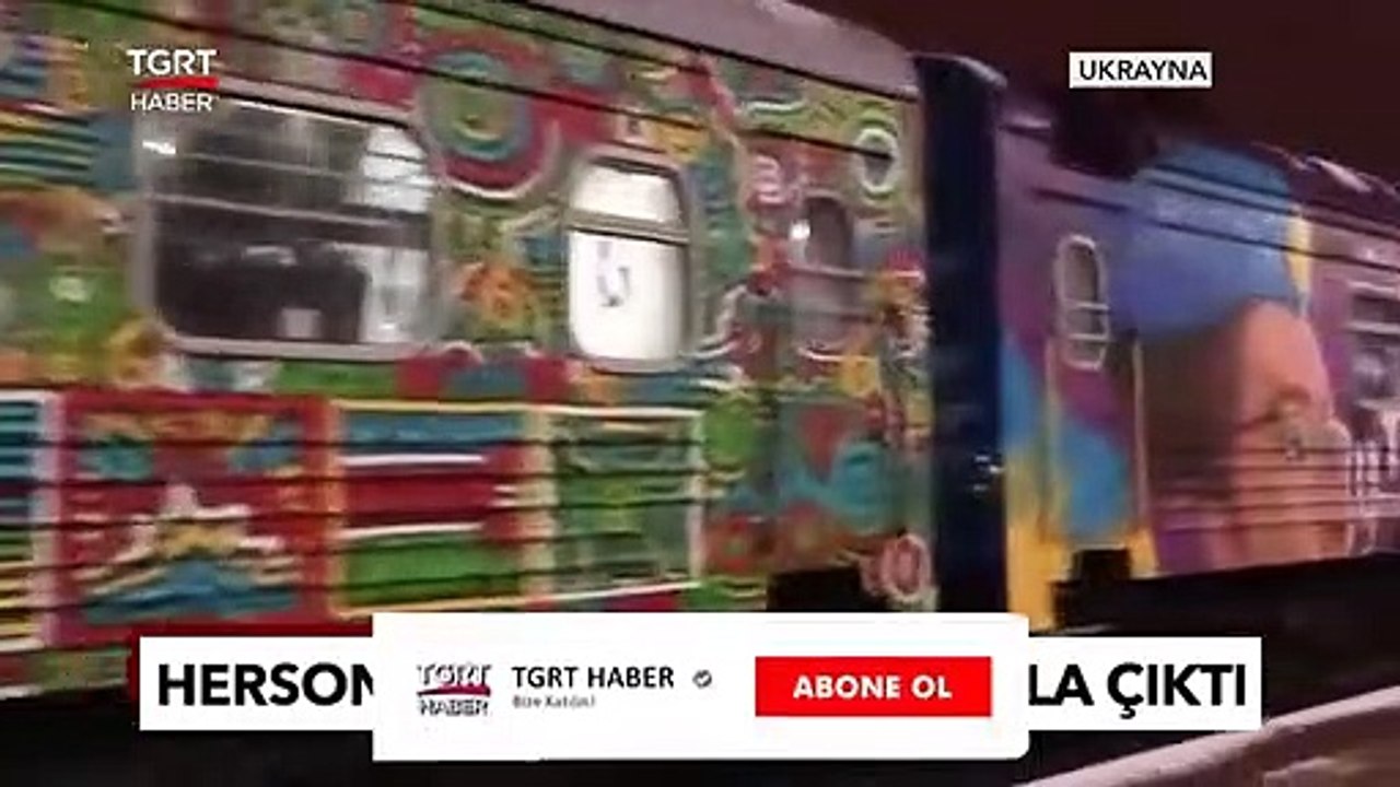 Ukrayna Savaşında Bir İlk! Kiev'den Herson'a 'Zafer Tren'i Kalktı! - TGRT Haber