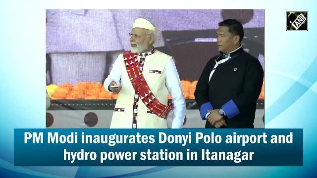 PM Modi inaugurates Donyi Polo airport and hydro power station in Itanagar