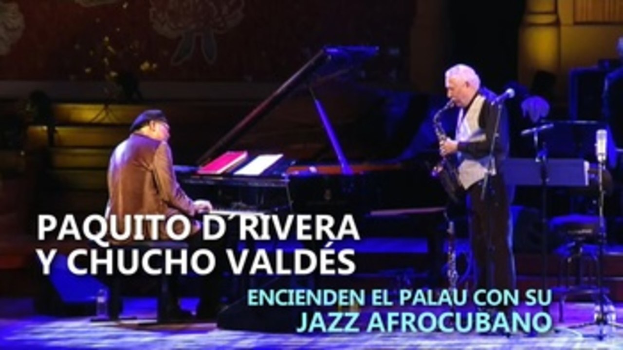 Paquito D’Rivera y Chucho Valdés ecienden el Palau con su jazz afrocubano