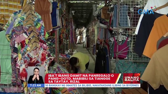 Iba't ibang damit na panregalo o pang-OOTD, mabibili sa tiangge sa Taytay, Rizal | UB