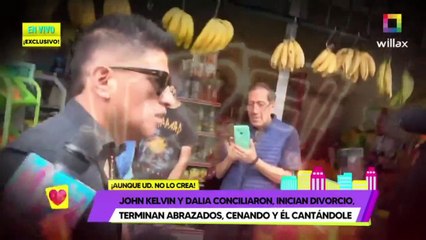 Dalia Durn y John Kelvin chocaron manitos en reencuentro