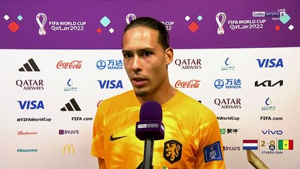 تصريحات فان دايك بعد مباراة السنغال وهولندا 21/11/2022
