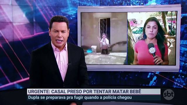 RJ casal é preso após tentar matar bebê de apenas dois meses