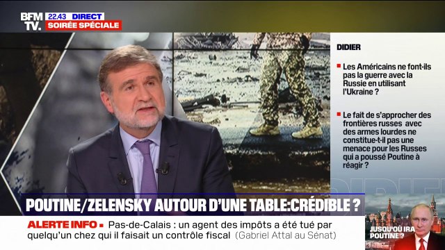 Le fait de s'approcher des frontières russes avec des armes lourdes ne constitue-t-il pas une menace pour les Russes qui a poussé Poutine à réagir?