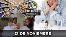 En Vivo  | Noticias de Venezuela hoy - Lunes 21 de Noviembre - @VPItv Emisión Central