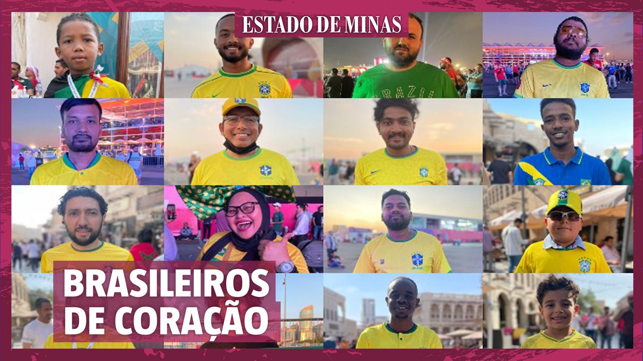 De onde eles são e por que torcem para o Brasil?