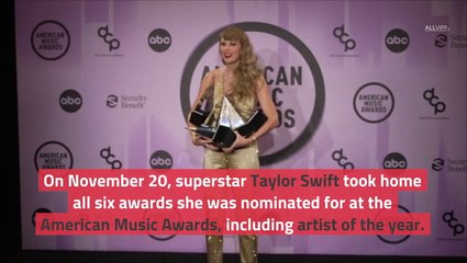Taylor Swift Wins Big at American Music Awards