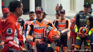 Impressions of MotoGP Racers Meeting President Jokowi, Merdeka Palace