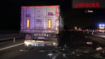 Kuzey Marmara Otoyolu'nda korkunç kaza