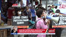 Ilang militanteng grupo, nagpoprotesta laban sa mataas na presyo na bilihin | UB