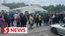 GE15: Frustrated voters exit Lembah Pantai voting centre without casting ballots