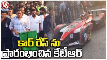 Minister KTR Launches Formula E Race In Hyderabad  |  V6 News (1)