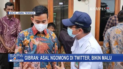 Sang Ibu Dapat Cuitan Tidak Etis dari Netizen, Gibran: Asal Ngomong di Twitter, Bikin Malu