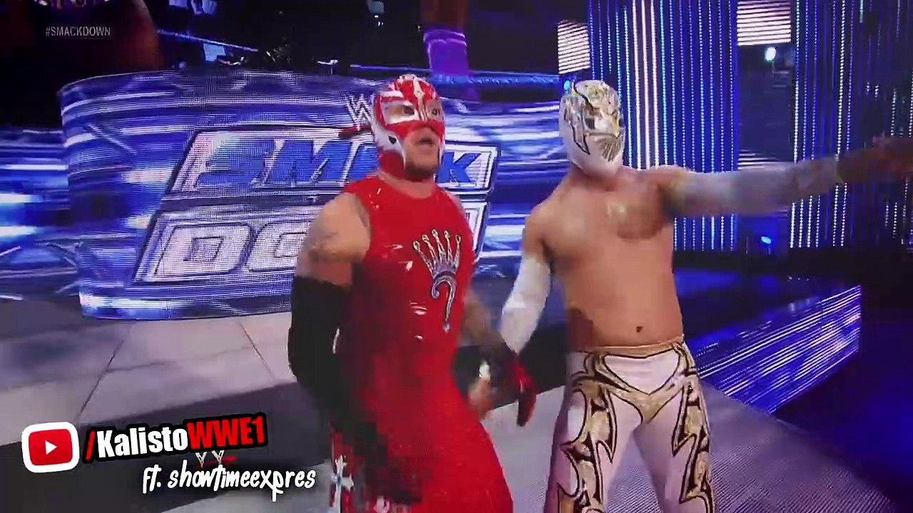 Rey Mysterio and Sin Cara (Mistico) Vs. Kalisto and Sin Cara